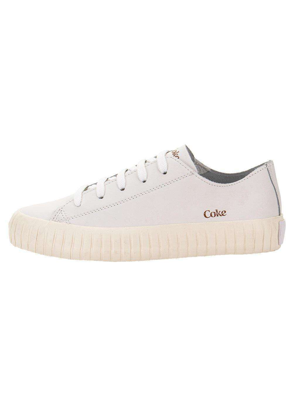 CALCADOS TENIS CASUAL FEMININO FEMININO BRANCO NEWPOART LEATHER CC2441-BCO SINT-1743697141885