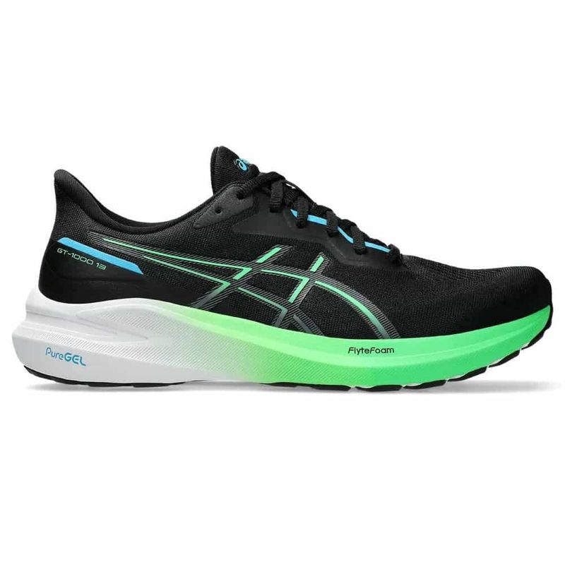 CALCADOS TENIS RUNNING MASCULINO BLACK/AQUA GT-1000 13 1011B858-001 SINT-1767814330502