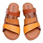 CALCADOS TAMANCO CASUAL RASTEIRA FEMININO BLONDE MIX 24-39501-51 COURO NEW VEGETAL-1767874737971