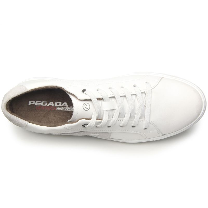 CALCADOS TENIS CASUAL CONSIGNADO MASCULINO BRANCO PGD 110701-02 NAPA SOFT-1744031218061
