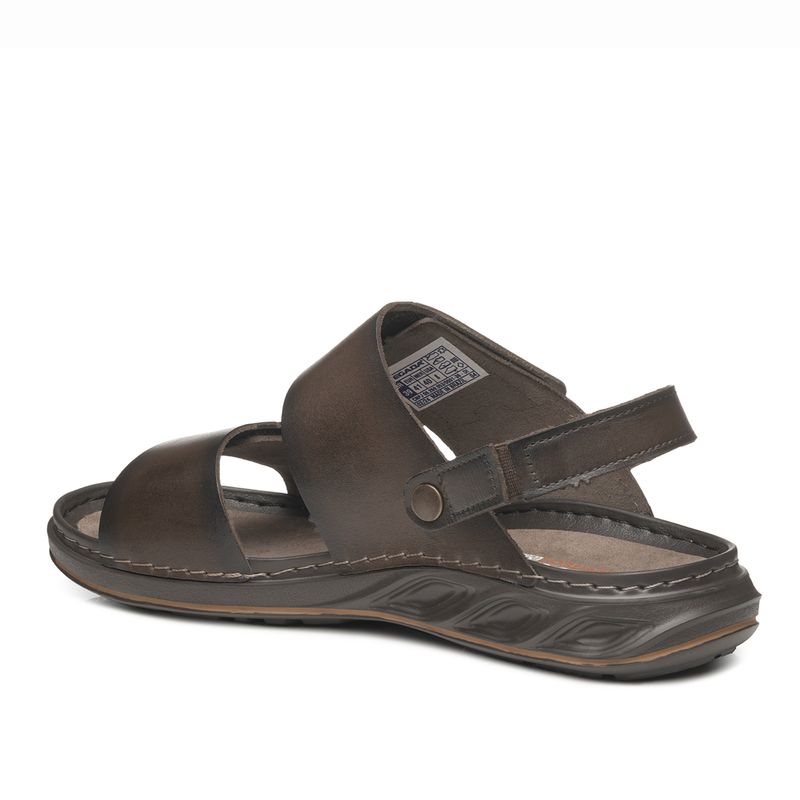CALCADOS SANDALIA CONSIGNADO MASCULINO ANILINA PGD 134104-03 COURO-1741282364583