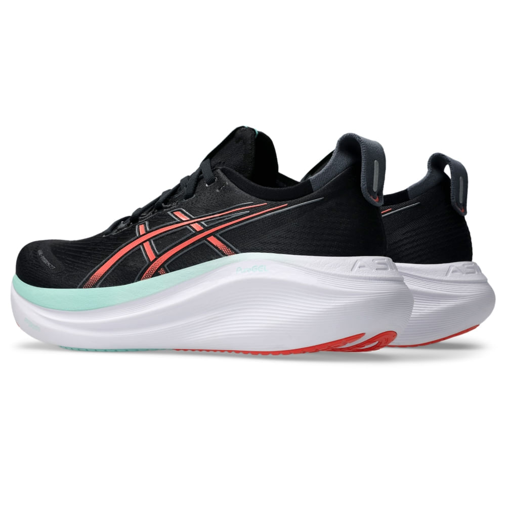 Tênis de Corrida Asics Gel Nimbus 27 Masculino Preto-1745520179477