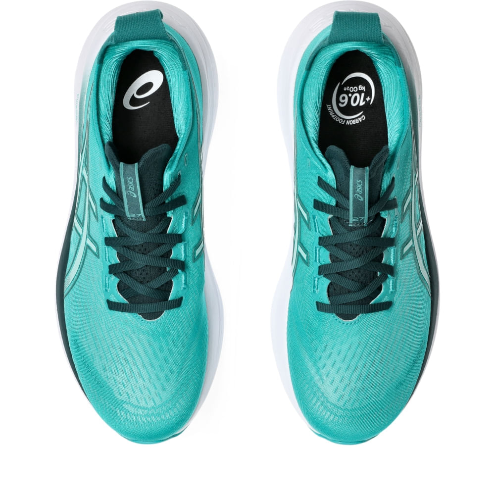 Tênis de Corrida Asics Gel Nimbus 27 Masculino Verde-1745520793705