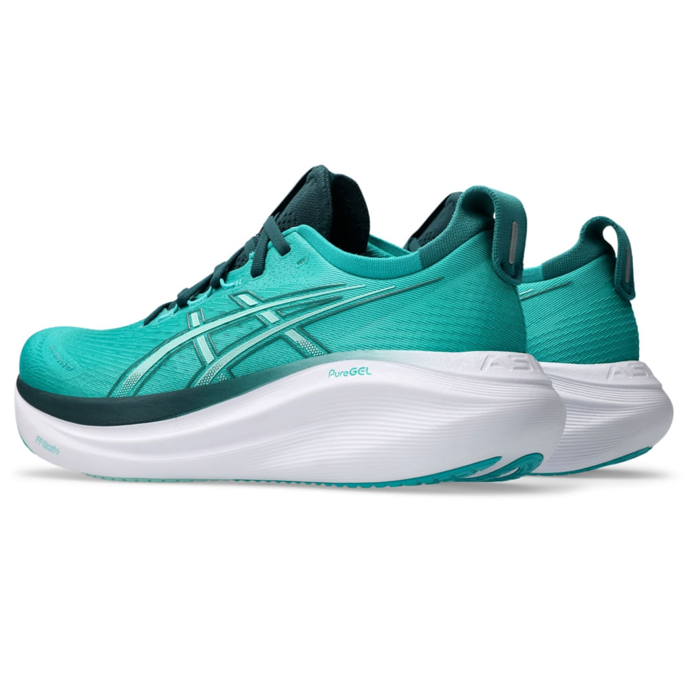Tênis de Corrida Asics Gel Nimbus 27 Masculino Verde-1745520783658