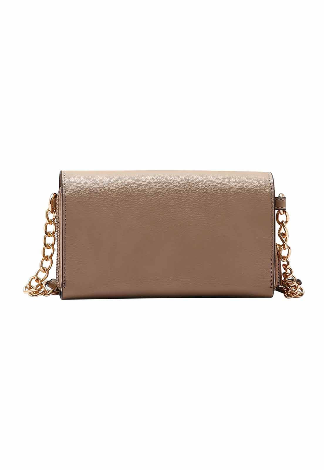 Bolsa Chenson Original Transversal Corrente Feminina Marrom-1745521599927