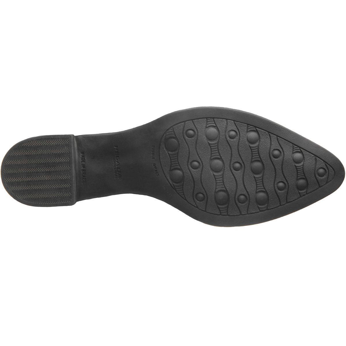 Bota Pegada Cano Curto Couro Feminina Preto-1746205991918