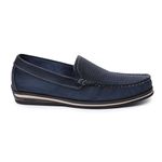 Sapato-Masculino-Mocassim-Couro-Democrata-Azul