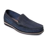 Sapato-Masculino-Mocassim-Couro-Democrata-Azul