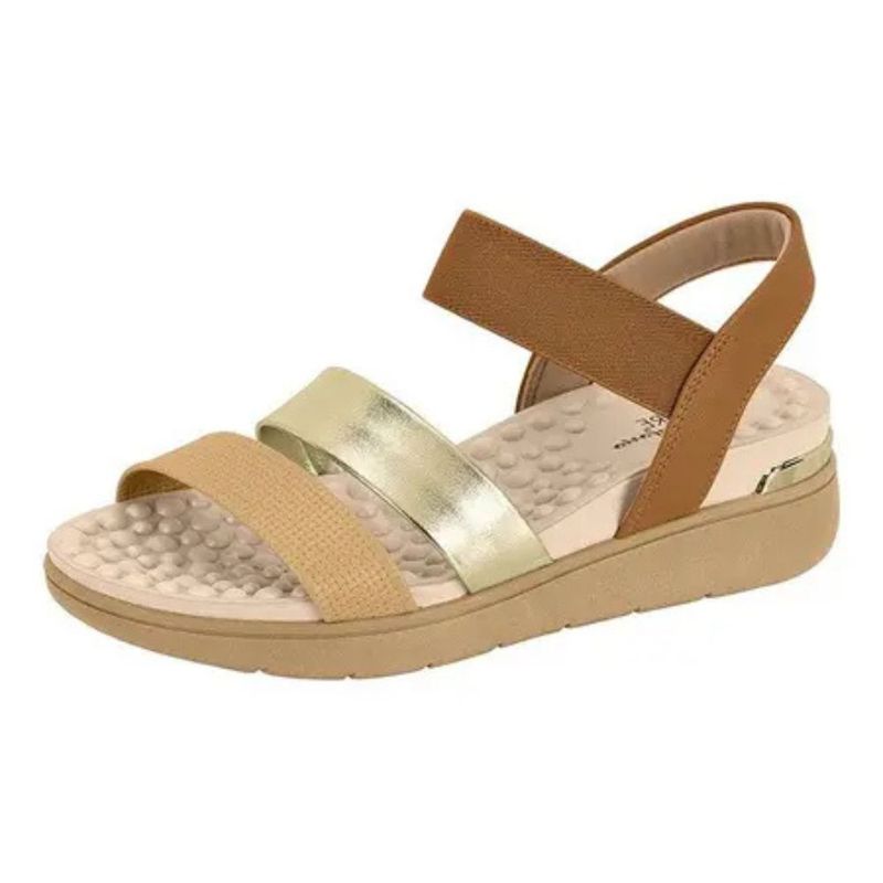 Sandalia-Feminina-Tiras-Elastico-Modare-Creme