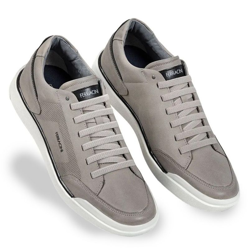 Ferracini Tenis Casual FER 1062D Cinza Nobuck1.jpg