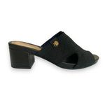 Tamanco-Feminino-Salto-Grosso-Detalhe-Tecido-Modare-Preto