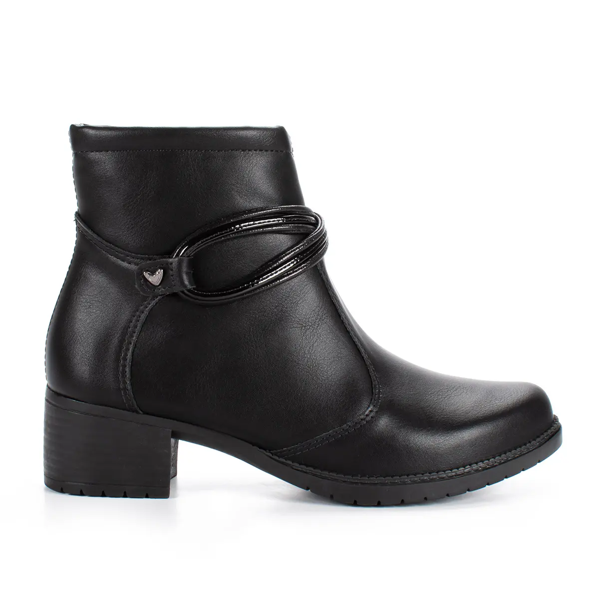 Bota Mississipi Cano Curto Feminina Preta-1746539488509