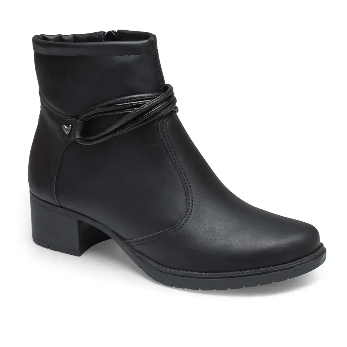 Bota Mississipi Cano Curto Feminina Preta-1746539431574