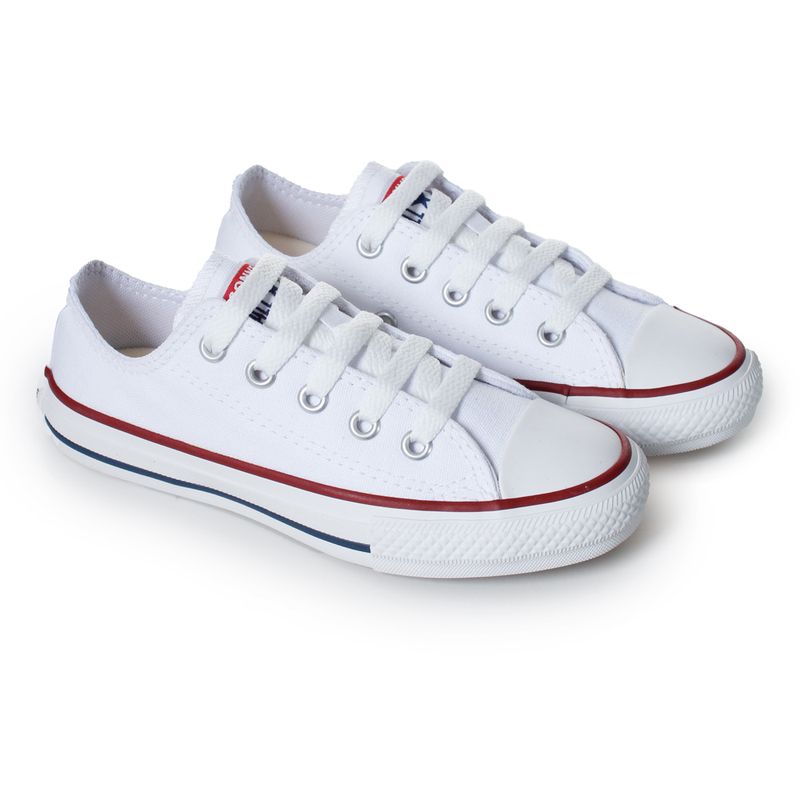 All Star Tenis CK00020001 CHUCK TAYLOR Bco - Branco BrancoBrancoMarinho Sint -3-