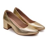 Sapato-Scarpin-Dourado-Salto-Grosso-Dakota-Feminino