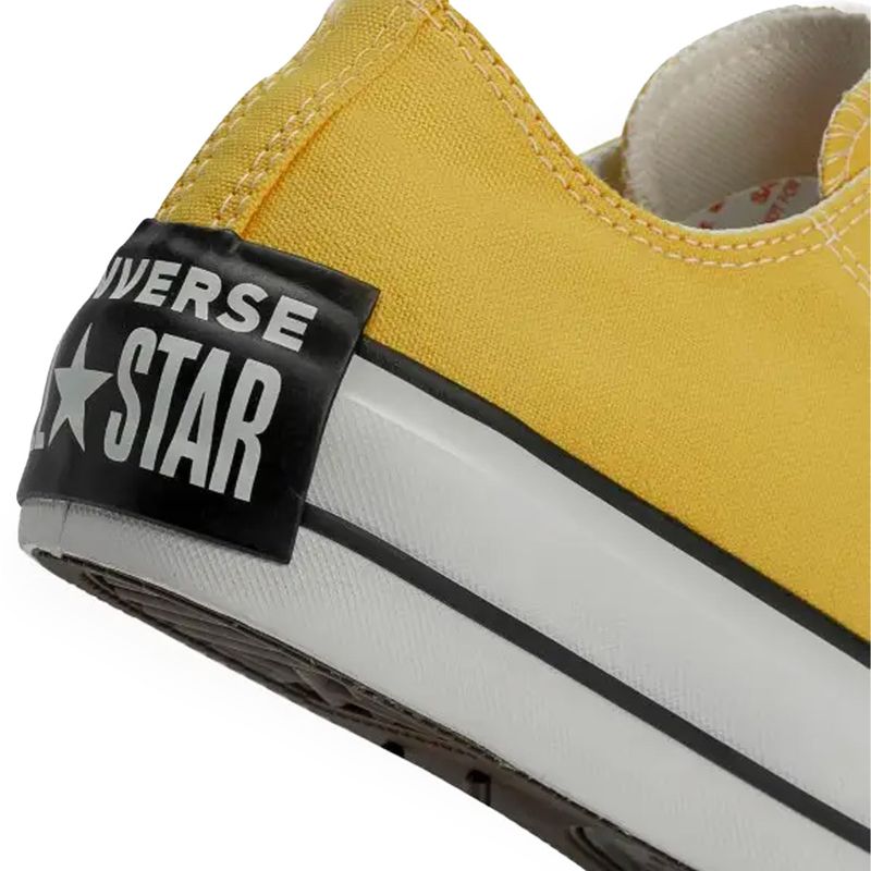 All Star Tenis LIFT BIG LACE OX CT28010002 Amarelo QueimadoPretoBranco Sint -4-