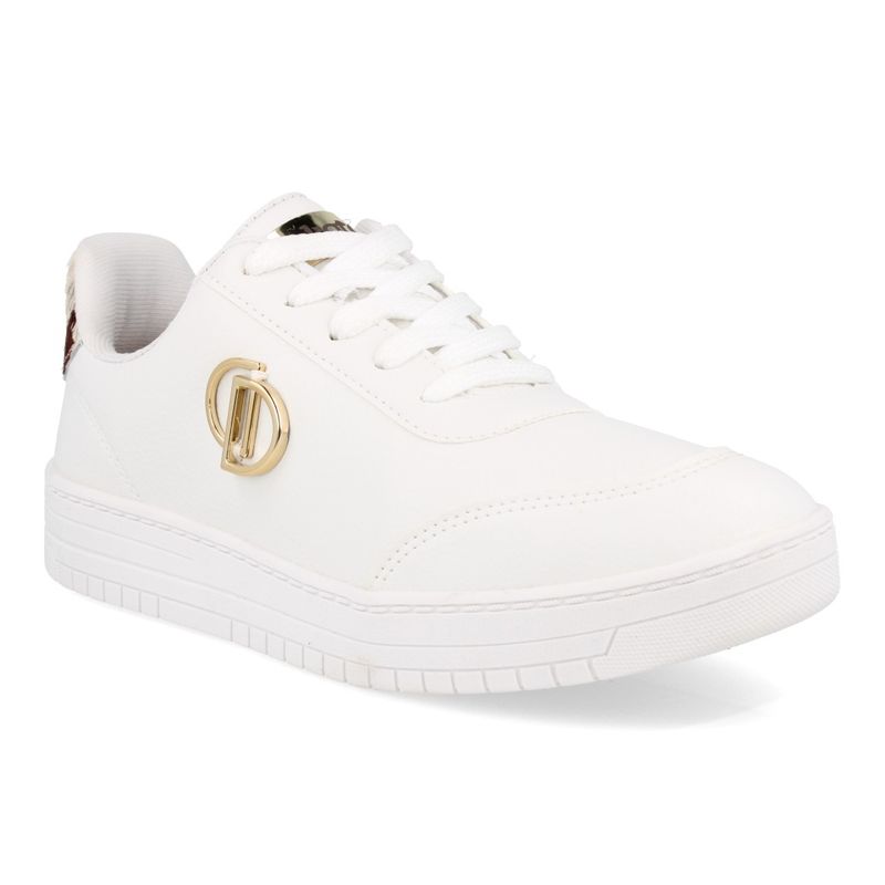 Dakota Tenis Casual D0182-1 White,Natural Century,Pelo Mucca_5__