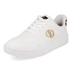 Dakota Tenis Casual D0182-1 White,Natural Century,Pelo Mucca_7__