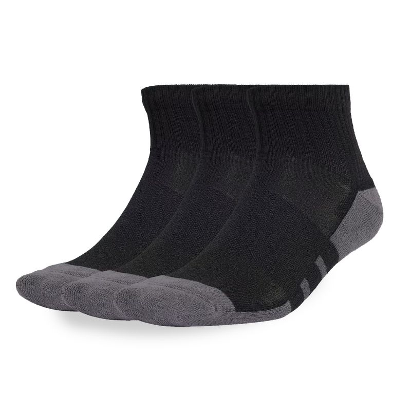 Adidas Meia JC6453 CANO MEDIO 3P BlackGrey Six Poliester -2-