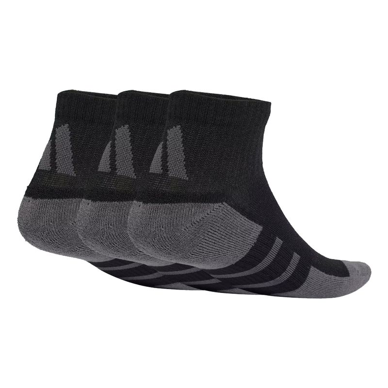 Adidas Meia JC6453 CANO MEDIO 3P BlackGrey Six Poliester -1-