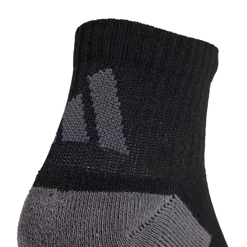 Adidas Meia JC6453 CANO MEDIO 3P BlackGrey Six Poliester -4-