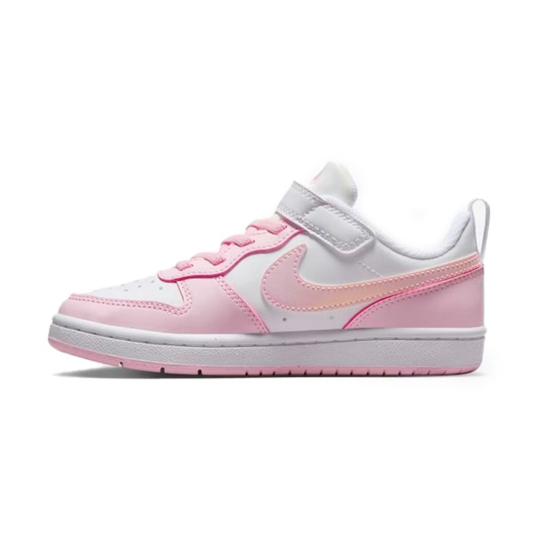 Nike-Tenis-COURT-BOROUGH-LOW-DV5457-105-BrancoRosa-Sint