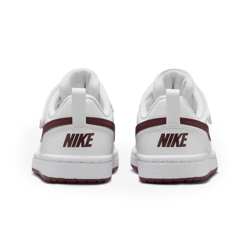 Nike Tenis COURT BOROUGH LOW DV5457-112 BrancoBordo Sint -3-