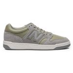 New Balance Tenis NB 480 LOW BB480LG CinzaVerde Musgo Sint -3-