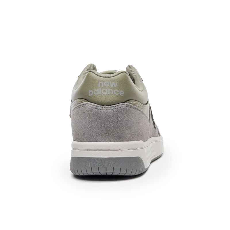 New Balance Tenis NB 480 LOW BB480LG CinzaVerde Musgo Sint -5-