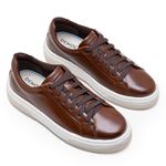 Democrata Tenis Casual 623103-002 Tan Couro -4-