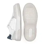 Democrata Tenis Casual 623101-004 Branco Couro -4-