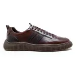 Democrata Tenis Casual 625101-002 TabacoCafe Couro -1-