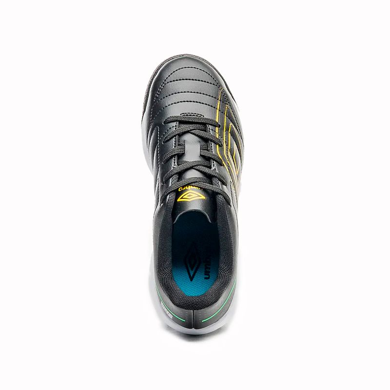 Umbro Chuteira FUTSAL JR U07FB00298-156 PretoVerdeAmarelo Sint -3-