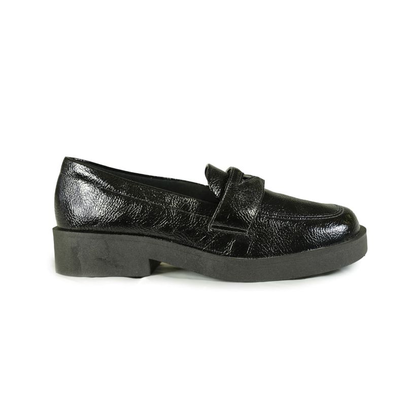 Sapato-Feminino-Mocassim-Tratorado-Basic-Quiz-Preto