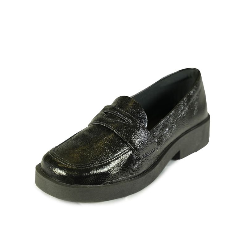 Sapato-Feminino-Mocassim-Tratorado-Basic-Quiz-Preto