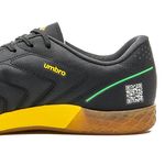 Umbro Chuteira BR FUTSAL U01FB00269-156 PretoVerdeAmarelo Sint5