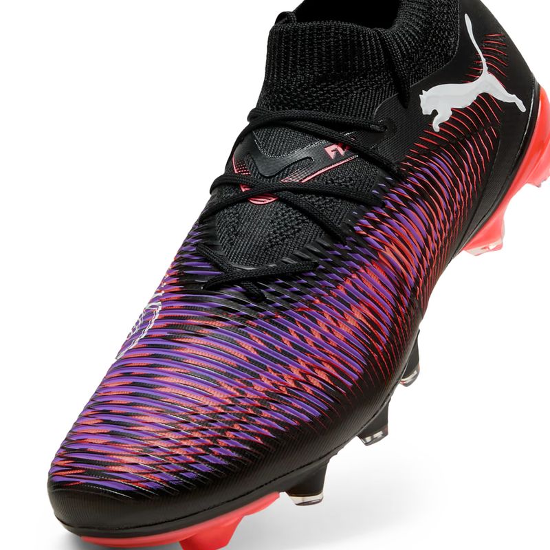 Puma Chuteira FUTURE 8 MATCH FG 108140-01 PretoBrancoVermelho Sint -1-