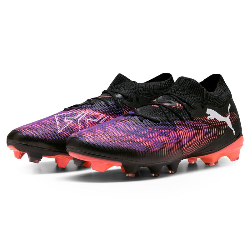 Puma Chuteira FUTURE 8 MATCH FG 108140-01 PretoBrancoVermelho Sint -5-
