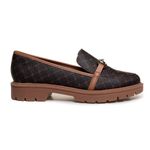 Beira Rio Sapato 4283-104-29438-101387 CafeCamel Napa Monograma Gales -3- -1-
