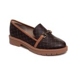 Beira Rio Sapato 4283-104-29438-101387 CafeCamel Napa Monograma Gales -8-