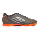 Chuteira-Masculina-Futsal-Umbro-Cinza-Laranja