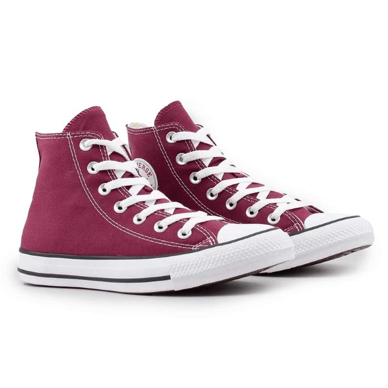 All Star Tenis CHUCK TAYLOR CT00040008 BordoPretoBranco Sint -2-