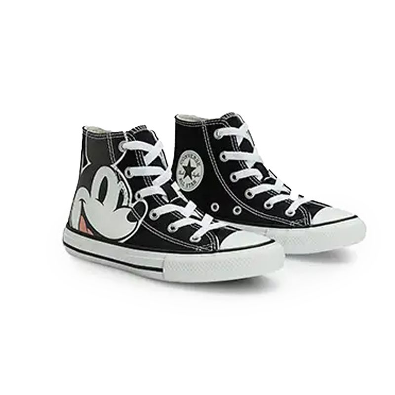 All Star Tenis CK13780001 PretoBranco Lona -2-