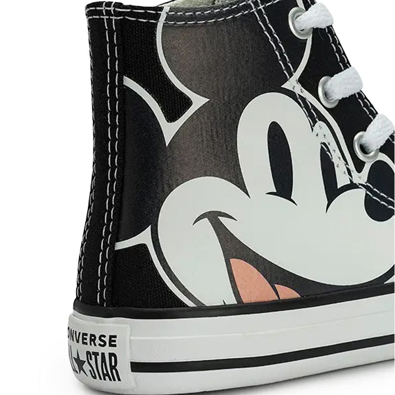 All Star Tenis CK13780001 PretoBranco Lona -5-