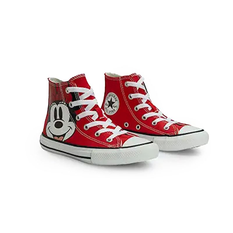 All Star Tenis CK13770001 VermelhoPretoBranco Lona -2-