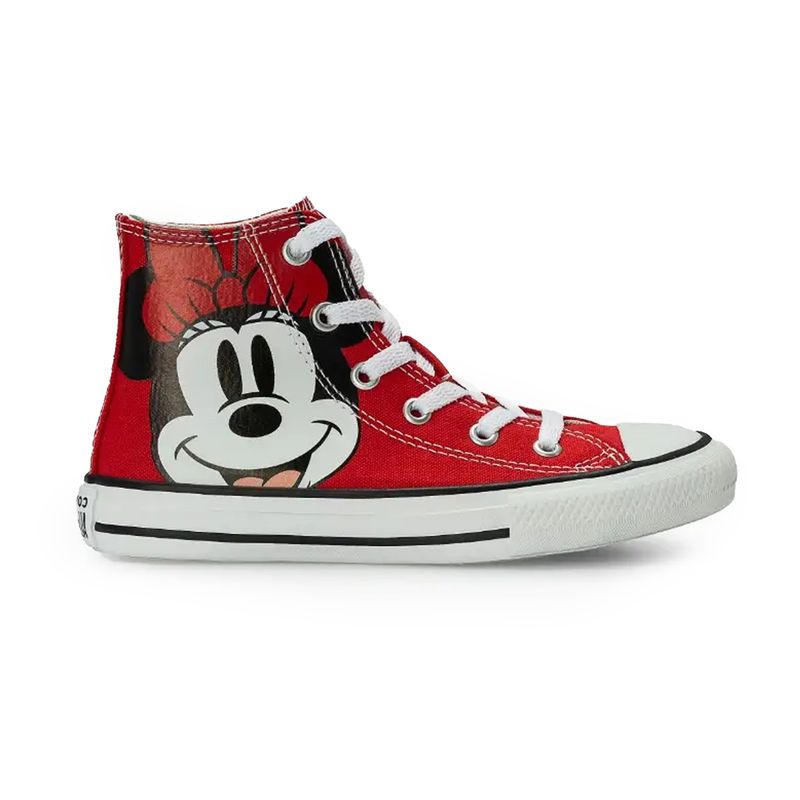All Star Tenis CK13770001 VermelhoPretoBranco Lona -3-