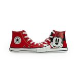 All Star Tenis CK13770001 VermelhoPretoBranco Lona -4-