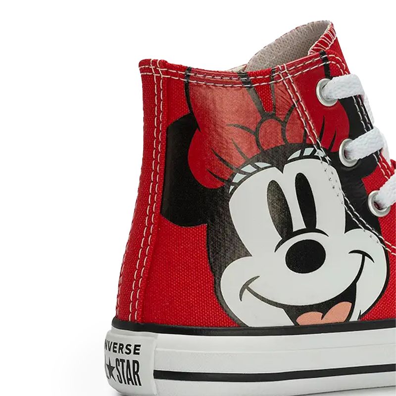 All Star Tenis CK13770001 VermelhoPretoBranco Lona -6-