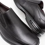 Democrata Sapato 448027-003 Preto Couro -4-
