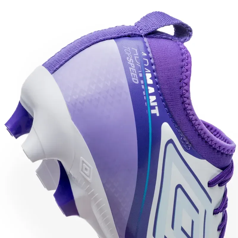 Umbro Chuteira ADAMANT TOP U01FB00225-200 BrancoElectric Purple Sint -6-